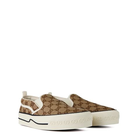 gucci platform tennis shoes women's